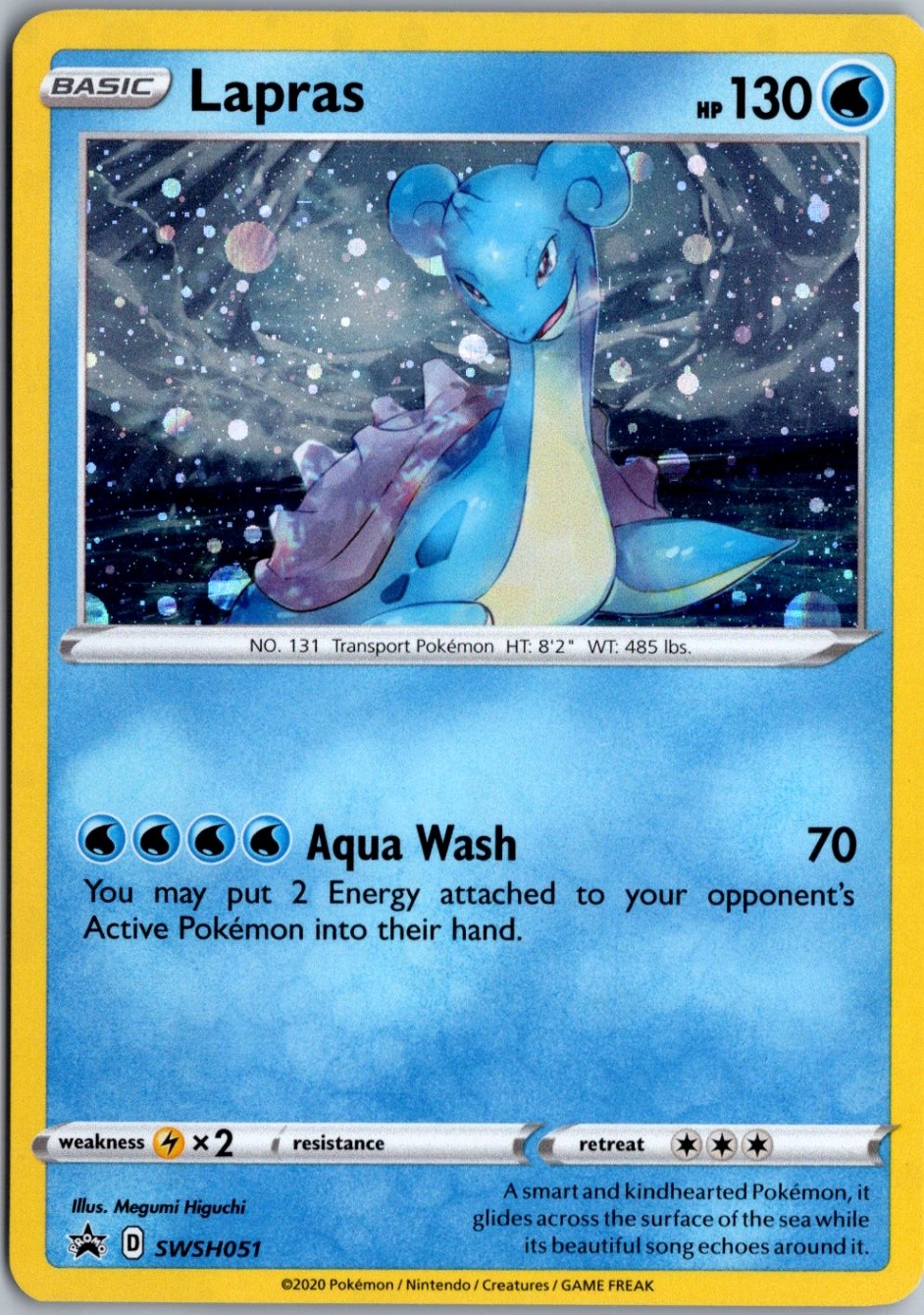 Lapras - Promo SWSH: Sword & Shield Promo Cards SWSH051 NM Pokemon