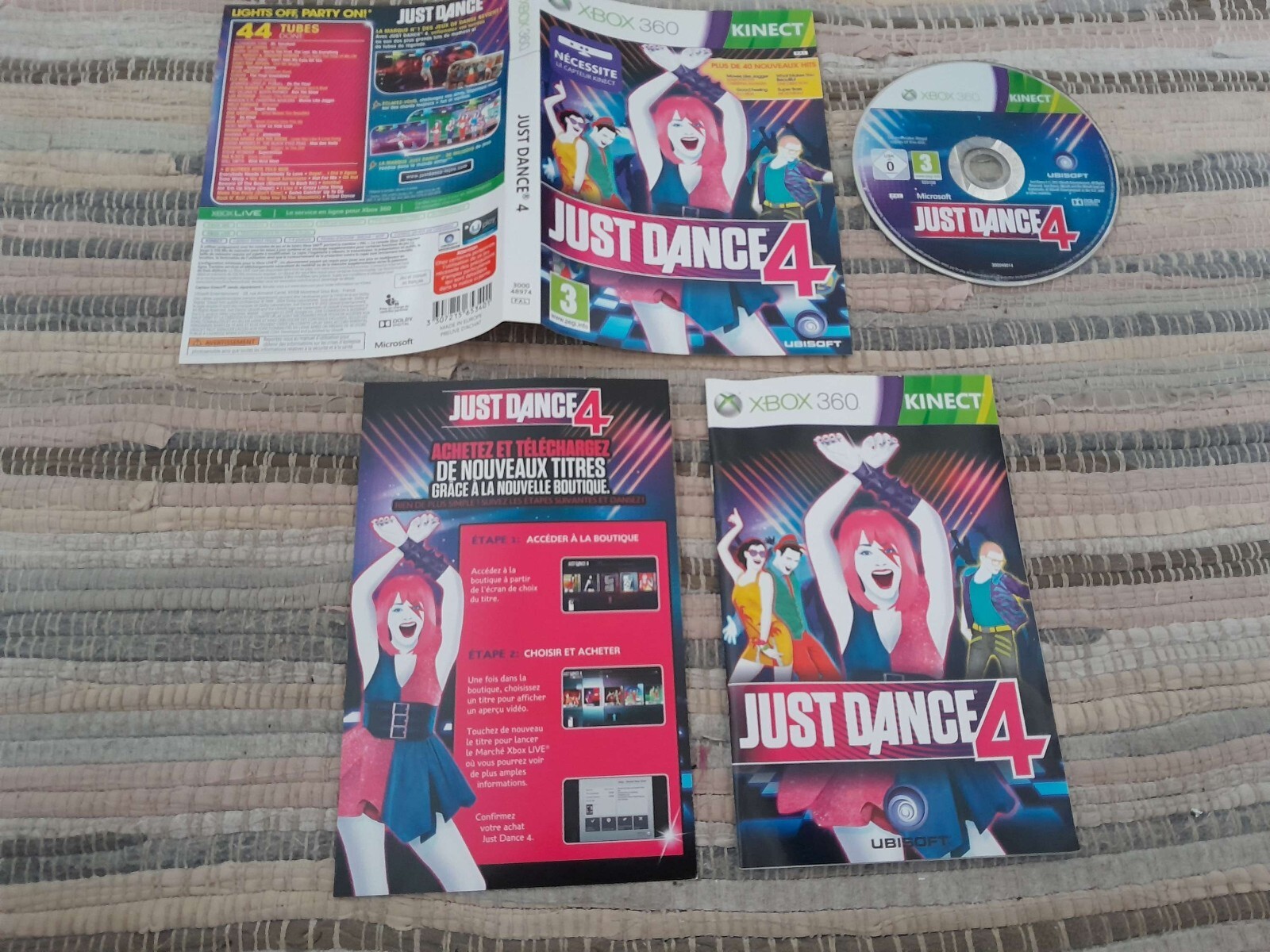 ## Jeu X360 Just Dance 4 Kinect XBOX 360 PAL EUR PROMO