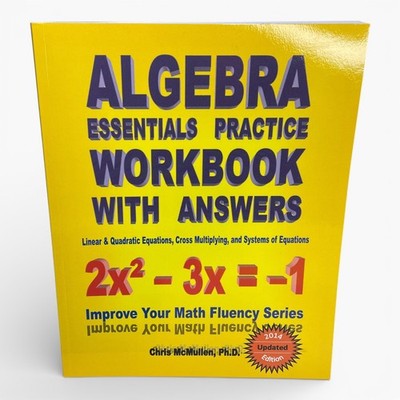 Algebra Essentials Practice Workbook with Answers McMullen New Homeschool