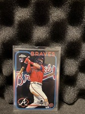 2024 Topps Chrome Forrest Wall Rookie #176 Atlanta Braves Baseball MLB Card. rookie card picture