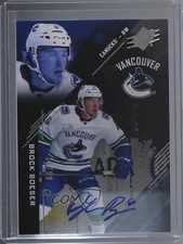 2017-18 SPx Rookies Tier 2 Auto 15/99 Brock Boeser #R-BB Auto 8z2