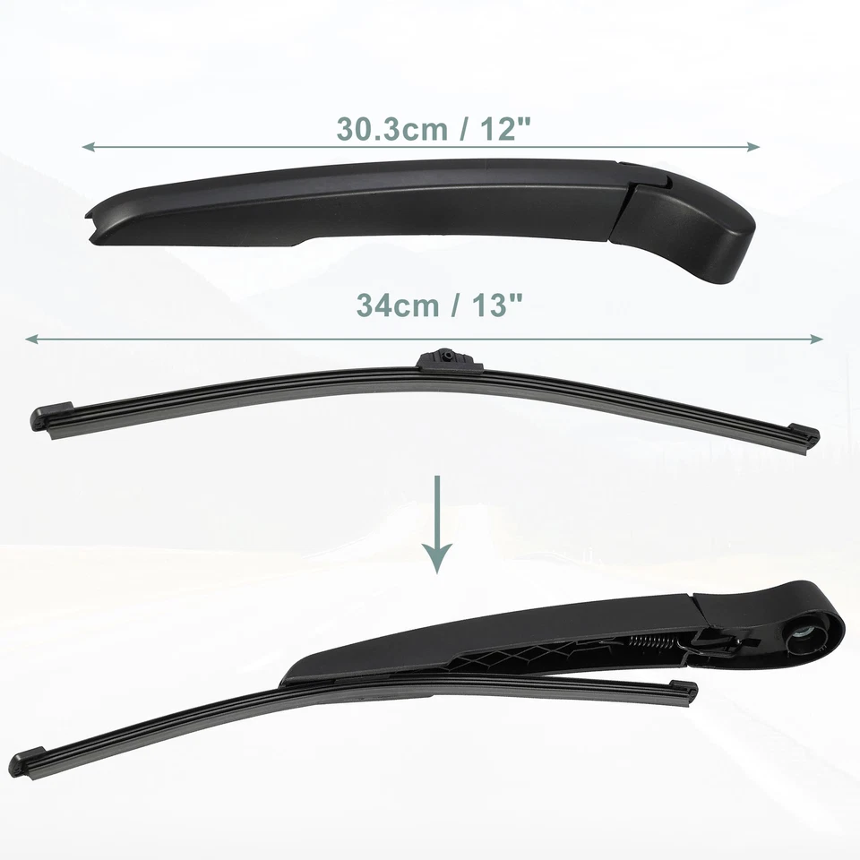 Rear Back Windshield Wiper Blade Arm Set Replacement for BMW X1 F48 2015-2022 - Image 3 of 4
