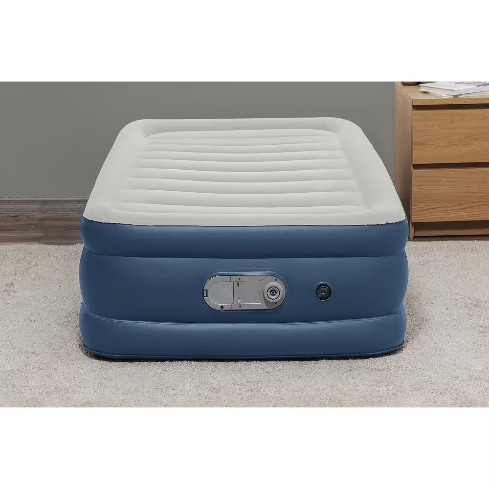 Sealy Air Mattress USB Charging TWIN AlwayzAire Flocked Top Built-in Dual Pump 15190₽
