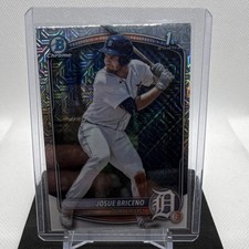 Bowman Chrome Prospects Mojo Refractor Josue Briceno #BCP-13 Tigers 2025