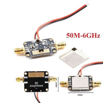 RF Amplifier Module 50M-6GHz Low Noise Medium Power Frequency Radio AMP Board *n