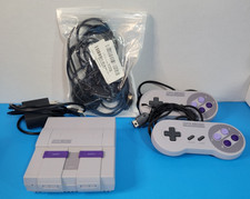 Super Nintendo SNES Classic Edition Video Game Console Gray Earthbound Mario