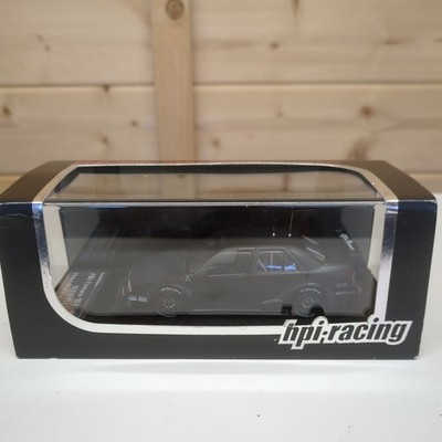 HPI Racing 1:43 1996 Alfa Romeo 155 V6 TI in Carbon Black. ITC.