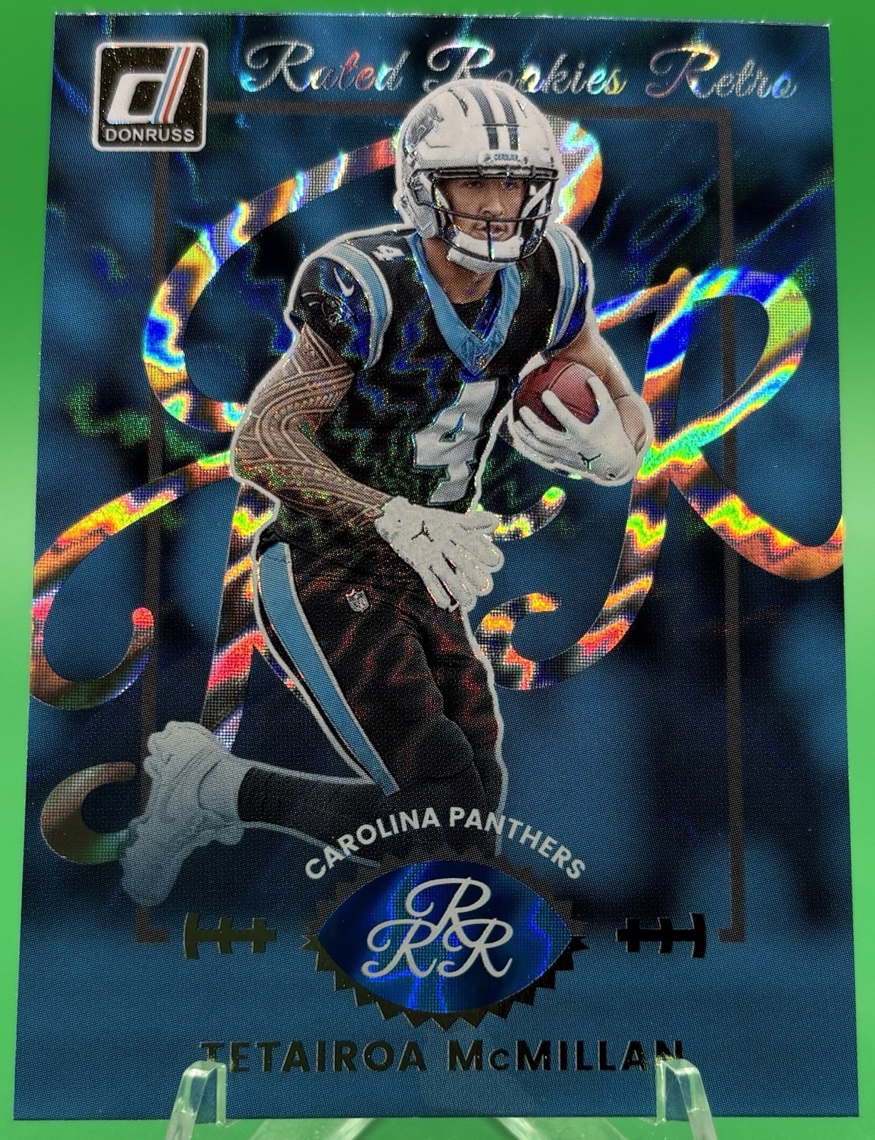 2025 Tetairoa McMillan Rookie Panini Donruss Rated Rookies Retro Insert Panthers