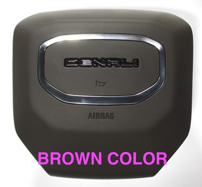 #ad #ad 2020 2025 GMC SIERRA DENALI 1500 2500 3500 WHEEL AIRBAG COLOR quot;BROWNquot; $300.00