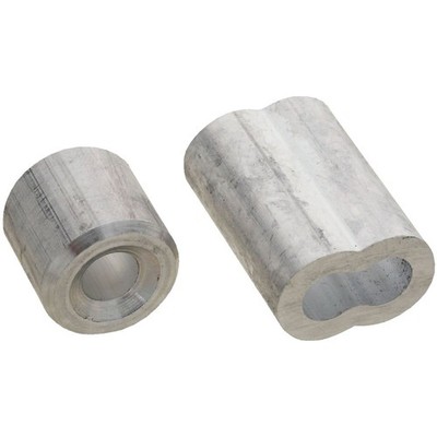 Prime-Line Cable Ferrules and Stops, 1/4'', Aluminum GD 12154 PRIME-LINE GD 12154