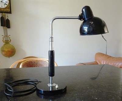 Kaiser Idell model  6607 ~ Unmarked ~Bauhaus ~Desk Lamp Art Deco Original