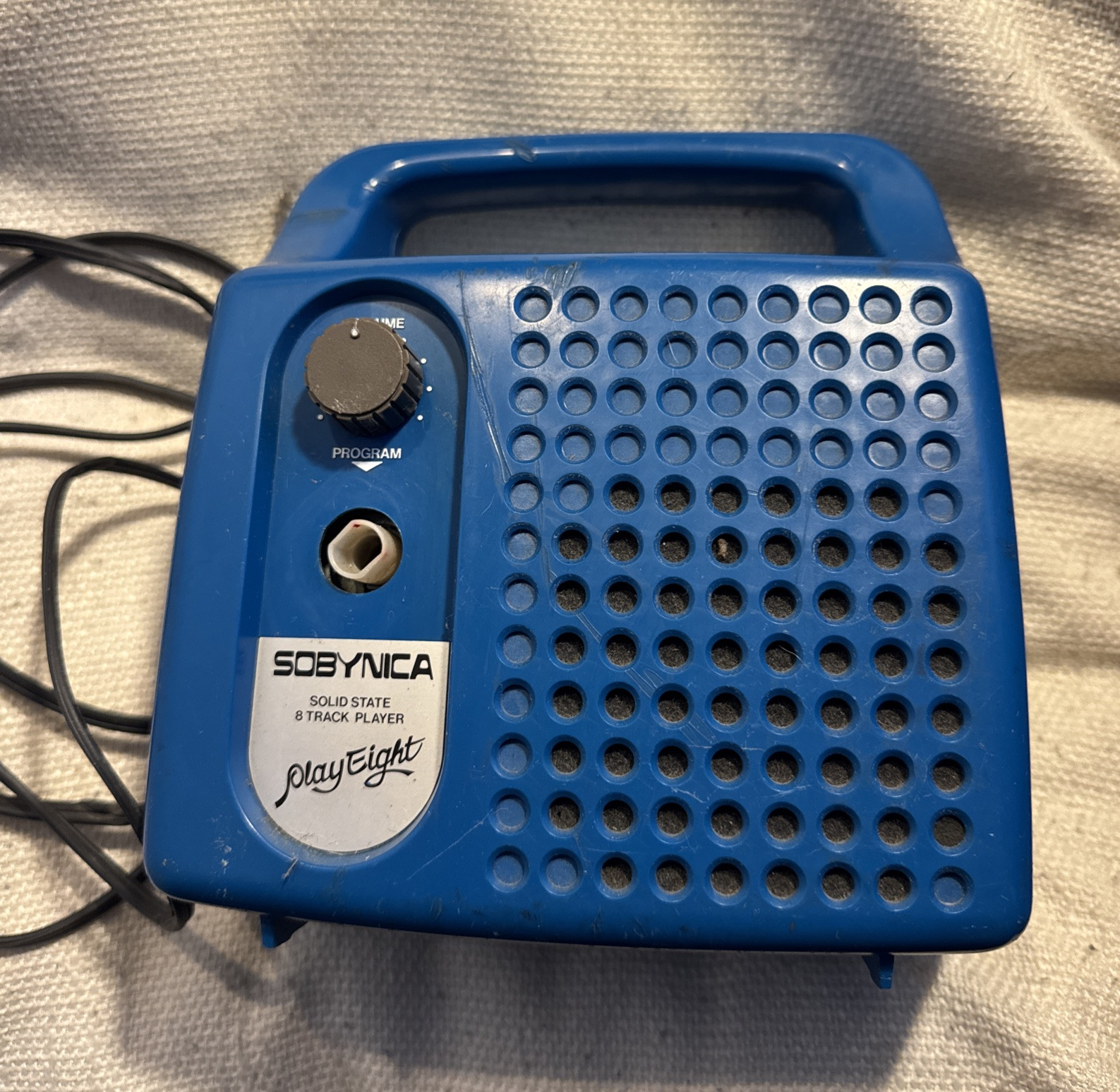 Vintage 8 TRACK PLAYER SOBYNICA PLAY EIGHT Blue Made in Japan