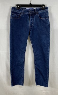 Jacob Cohen Men's Blue Luxury Denim Straight Leg Stretch Jeans Size 30