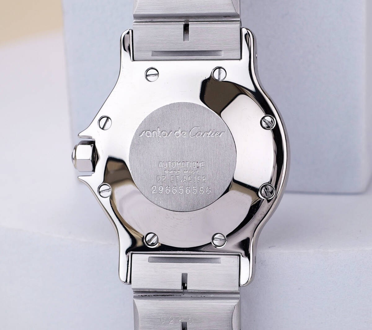 Cartier Watch Santos Octagon Combi Roman Index Automatic LM 31 mm