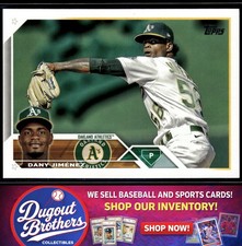 Dany Jimenez #164 RC Oakland Athletics Near Mint or Better