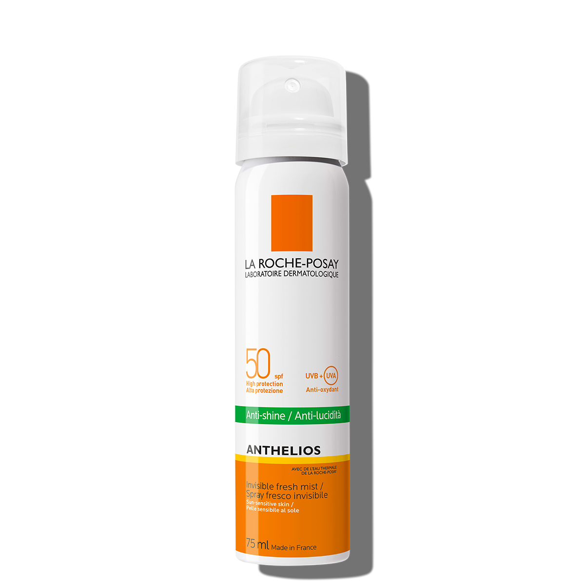 La Roche-Posay Anthelios Anti-Shine Sun Protection Invisible SPF50+ Face Mist 75ml Duo - Image 20
