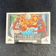 Panini 2020-21 Illusions Carmelo Anthony #19 Career Lineage Nuggets Blazers