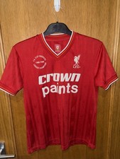 Official Liverpool FC Retro Crown Paints Home Shirt (1985–86 Style)