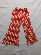 Vintage Stretchin By Bobbie Brooks Bell Bottom Pants Size 12 Polyester
