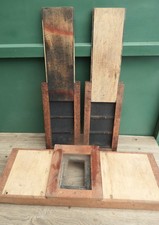 Rare wood plate camera sliding back tryptich film holder  famous Jerome studios