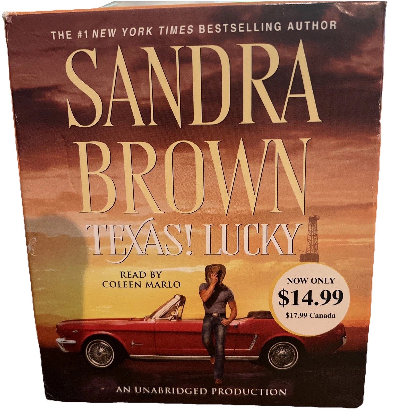 Sandra Brown - Texas Lucky - unabridged Audiobook 6CDs Exc Cond