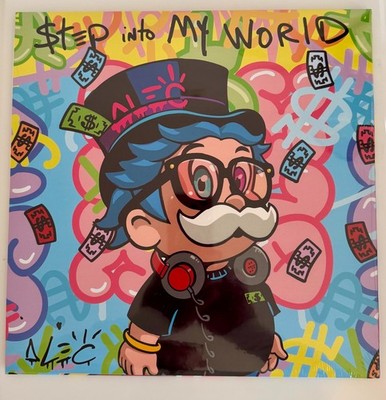 NEU! Alec Monopoly DJ Monopz Vinyl Schallplatte Kunst Limited Edition 1/300 NEU
