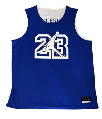 Nike Jordan Shuttlesworth Reversible Tank Jersey Men s XL Blue White He Got Game