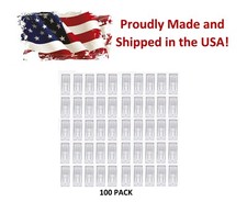 Clear Plastic Mini Roof Snow and Ice Guard - 100 PK Prevent Sliding Snow