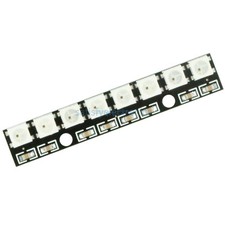 Black 8 Channel WS2812 5050 RGB 8 LEDs Light Strip Driver Board for Arduino