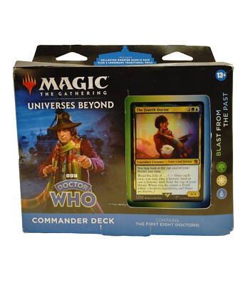 Magic The Gathering Universes Beyond Doctor Who Fourth Doctor Commander Deck  NEW | eBay