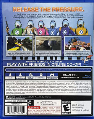 Jeu Powerwash Simulator PS4 - Version Standard, Neuf Sous Blister, Sortie 2023