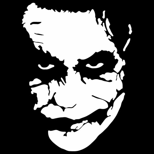 6 Joker Dark Knight Vinyl Decal Sticker Laptop Dc Comics Batman Heath Ledger Ebay