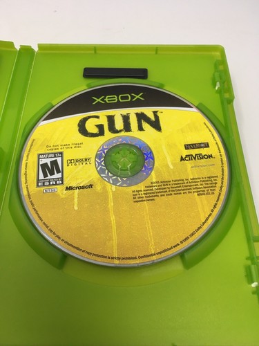 Gun (Microsoft Original Xbox) game W/Manual - Picture 6 of 8