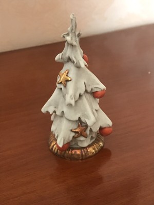 Albero Di Natale Zecchino Doro.Ceramica Di Capodimonte Albero Di Natale H Cm 9 Ebay