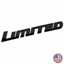 Insignia emblema puerta trasera negra brillante para 4Runner Sequoia Tacoma Tundra Limited