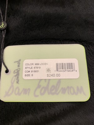 Sam Edelman Faux Trim Hood Metallic Loden Puffer Jacket - Women's
