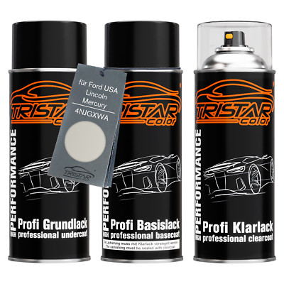 Autolack Spraydosen Set für Ford USA Lincoln Mercury 4NJGXWA Cashmere Beige Perl