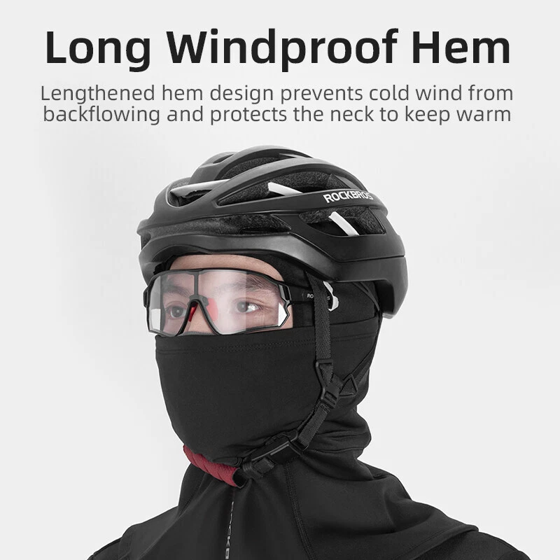 ROCKBRS Motocicleta Ciclismo Máscara Facial Completa Arnés Polar A Prueba de Viento Deportes al Aire Libre Foto 2 de 4