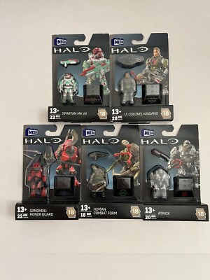 Mega Construx Halo Heroes Series 18 Complete Set of 5