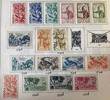 French Togo 1947 palm trees hunters cotton Atakpame gazelle cabrais