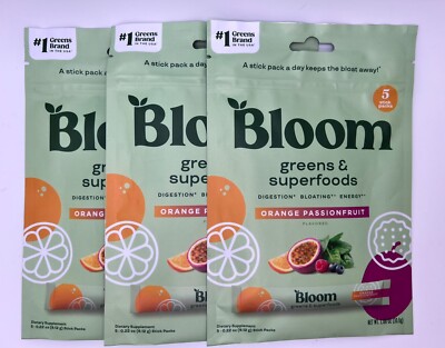 Bloom Nutrition Grens & Superfoods Orange Passionfruit 15 Stick