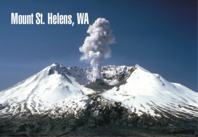 Mount St. Helens, Volcano, 1982 eruption, Washington, WA, Fridge Magnet WAS05