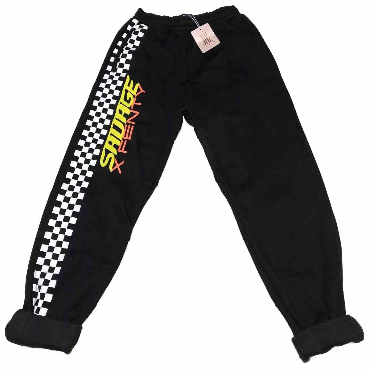 Savage X Fenty Xssential Racer Rolled Cuff Black Caviar Racer