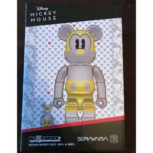 BE@RBRICK FUTURE MICKEY 100% 400%