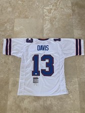 GABRIEL DAVIS Signed Custom Stitched BUFFALO BILLS JERSEY JSA  WITNESS WA323706