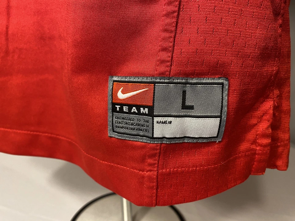 Camiseta Nike Ohio State-Youth Lg, calidad bordada números/detalle, no calcomanías Foto 3 de 4