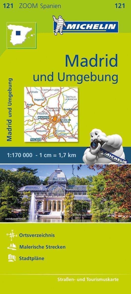 Thumbnail - Michelin Madrid Und Umgebung 1 : 170 000 | Buch | 9782067219601