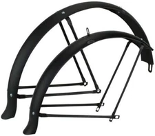 26" Fender Set Flared Standard Balloon 80mm Matte Black