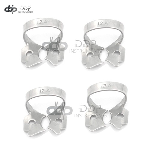 4 STÜCK GUMMIDAMMKLEMME #12A ENDODONTISCHE INSTRUMENTE - Bild 1 von 3