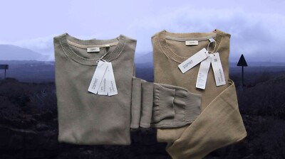 Esprit - Men's Jumper, 50% Linen, 50% Cotton, Olive 3XL, Beige 4XL, New,